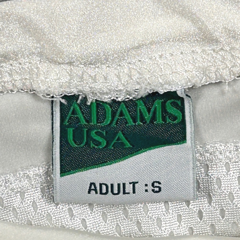 VTG Adams USA Football Girdle‎ Mens Small White Compression Shorts Pockets NWT - Picture 3 of 4